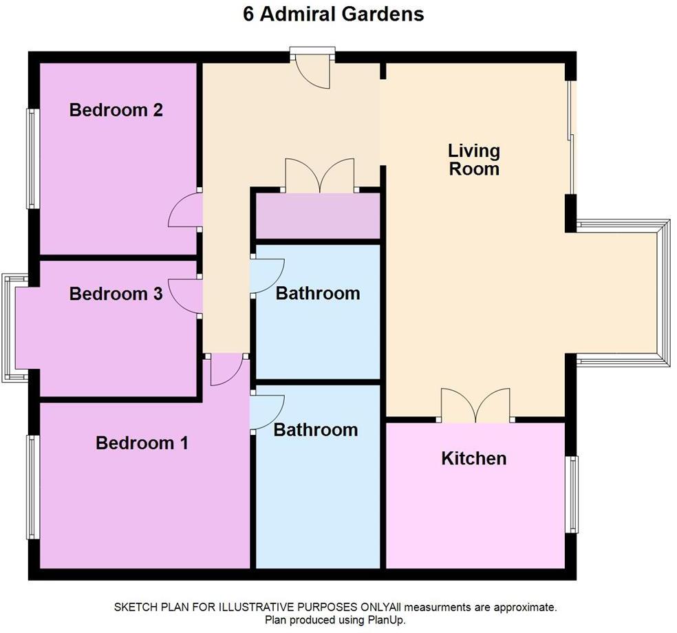 Admiral Gardens, Cowes floorplan