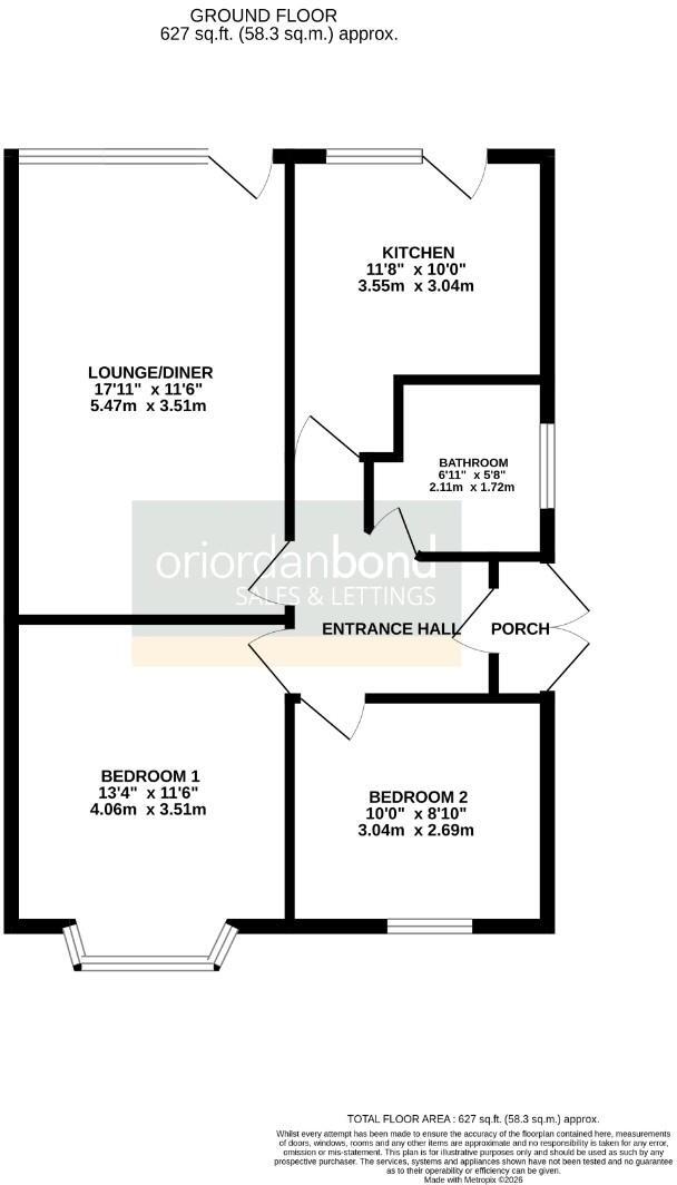 St. Margarets Avenue, Rushden, NN10 9PW floorplan
