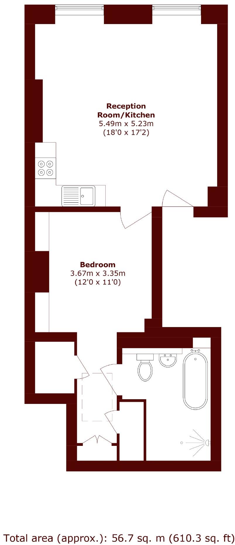 Westbourne Grove, Notting Hill floorplan