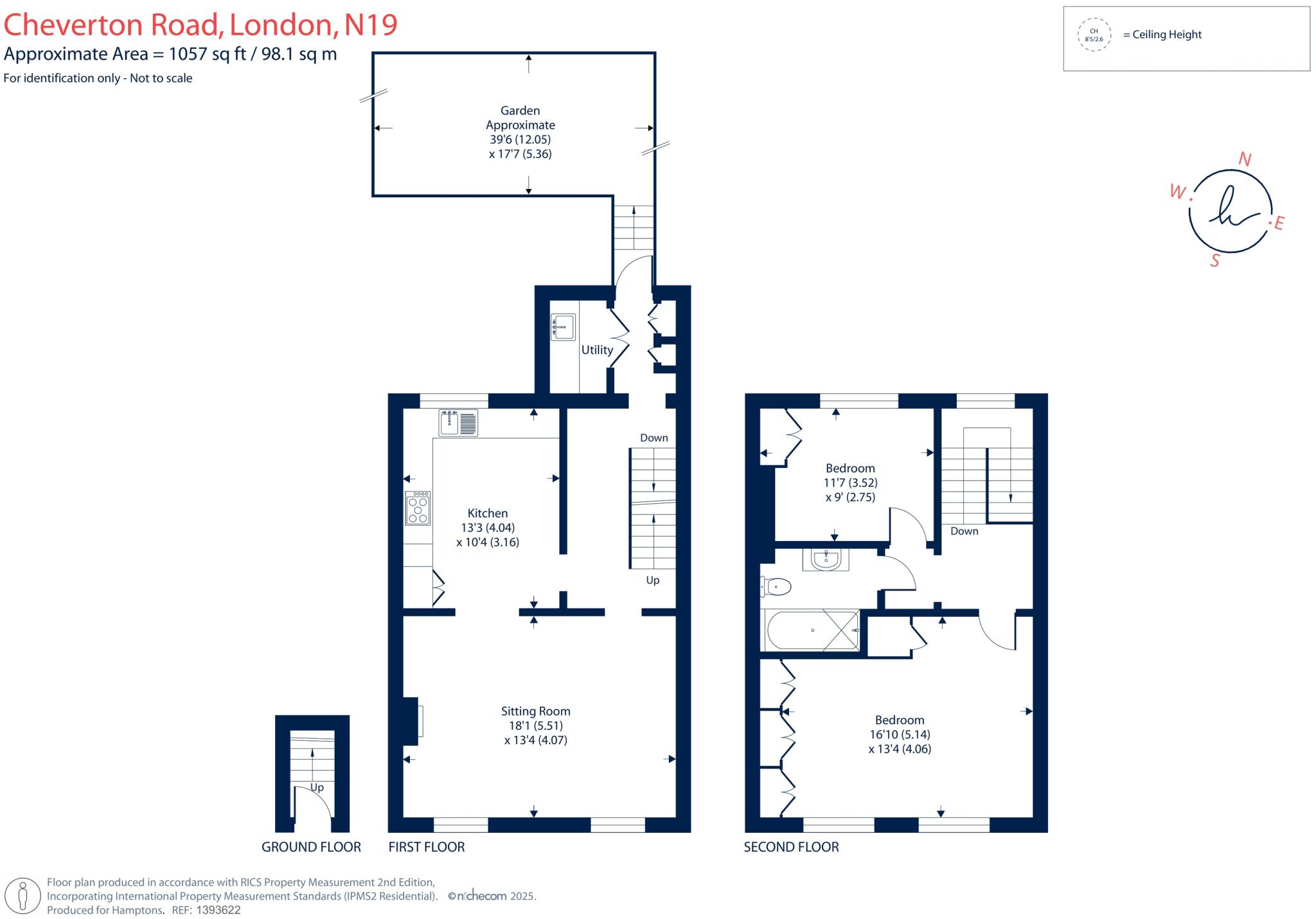 Cheverton Road, London, N19 floorplan
