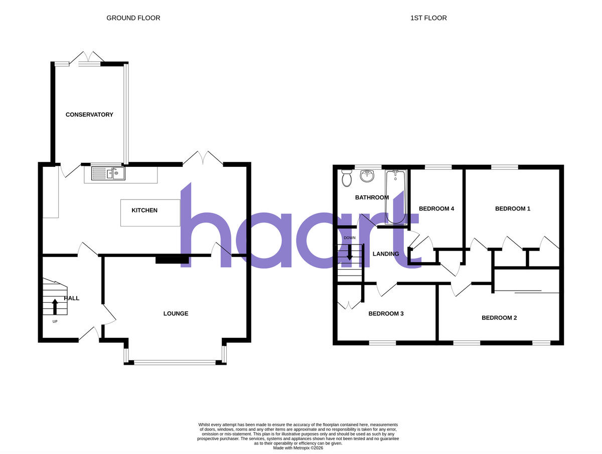 Herrick Gardens, Balby, Doncaster floorplan