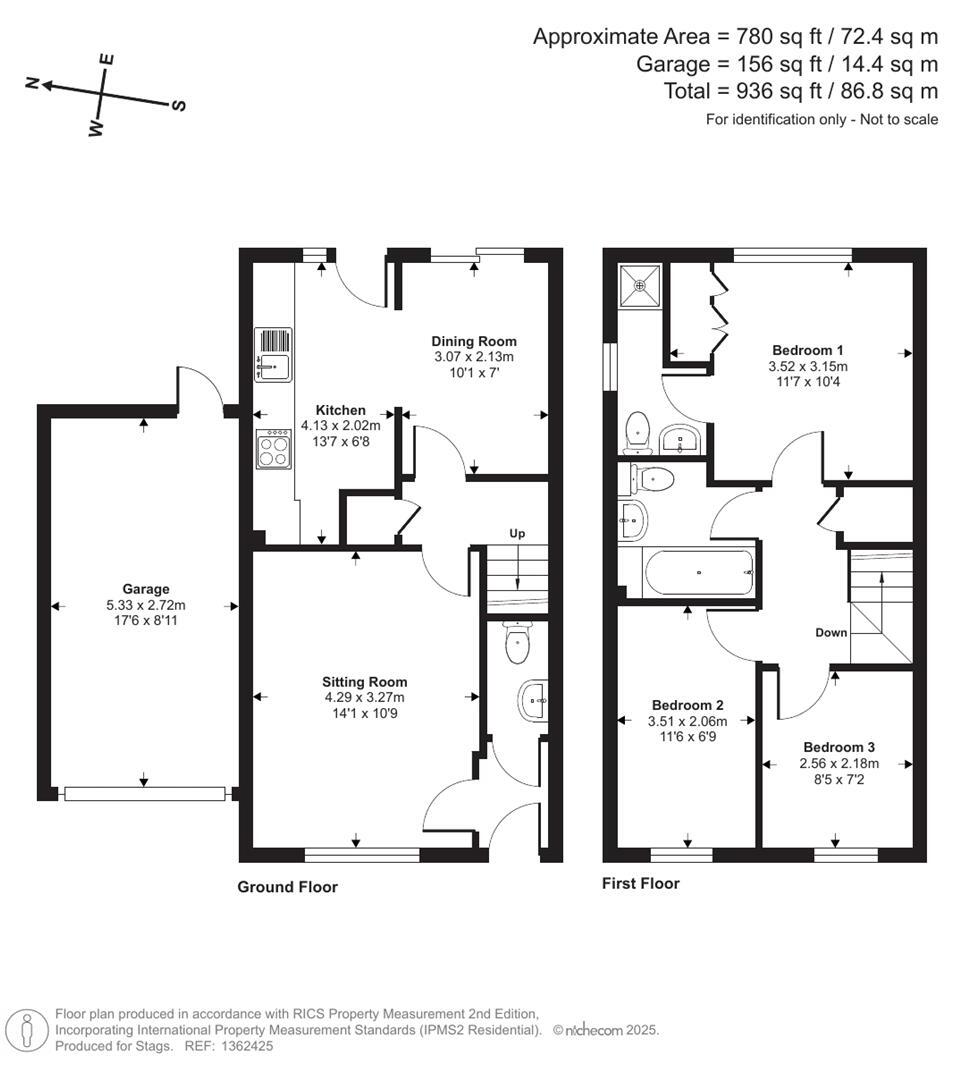 Trinity Close, Wellington floorplan