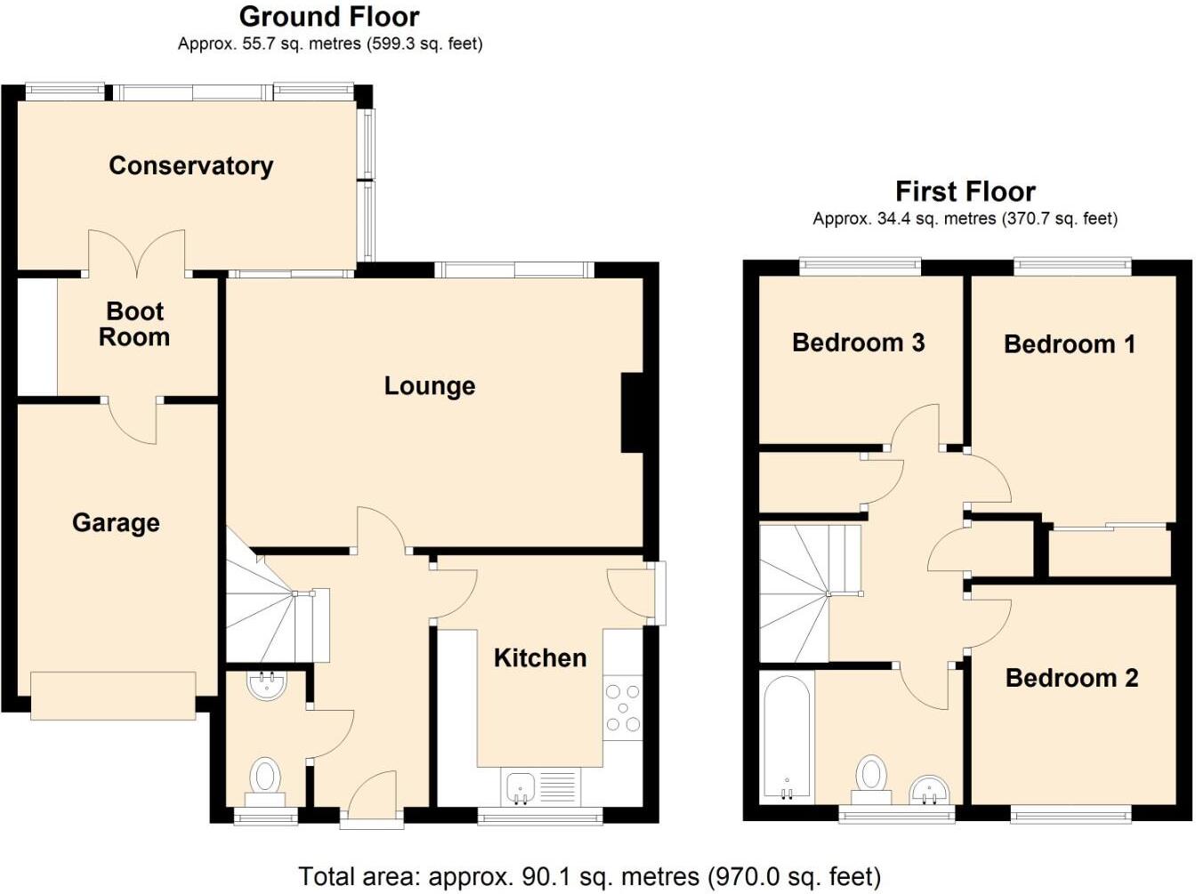 Rumble Dene, Pewsham floorplan