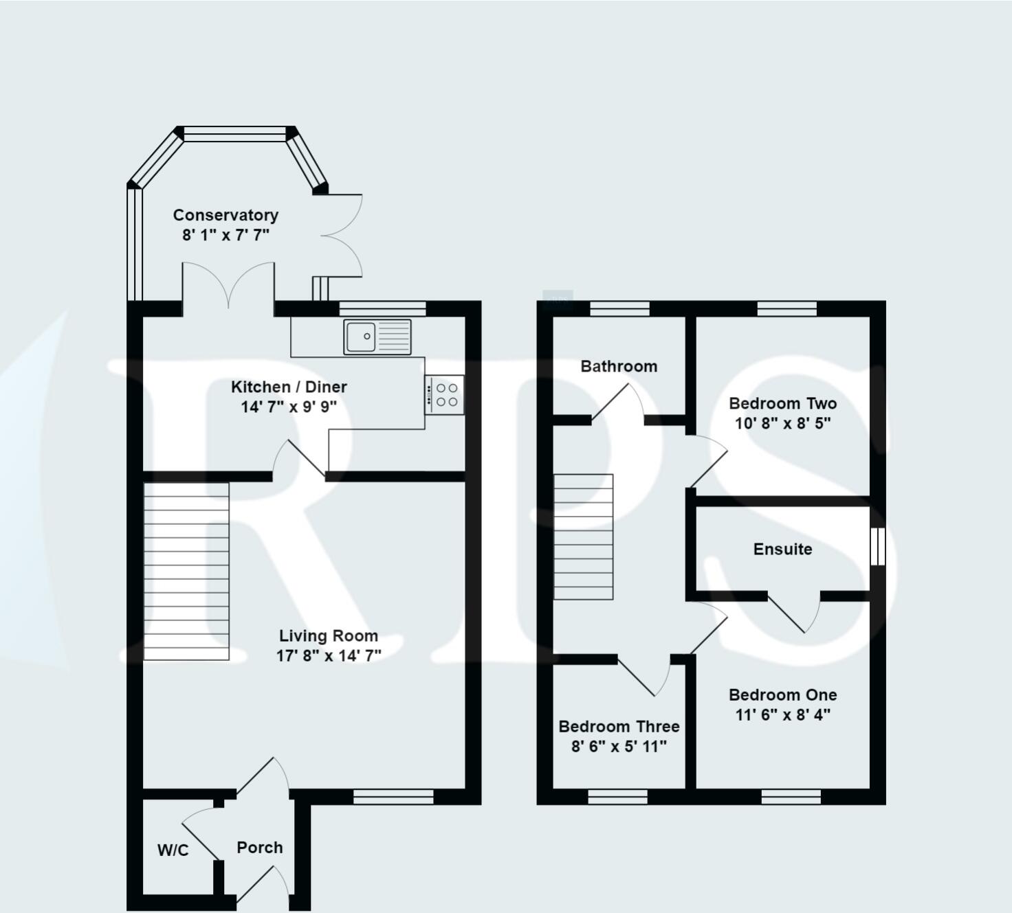St Helier Road Gosport, PO12 4FJ floorplan