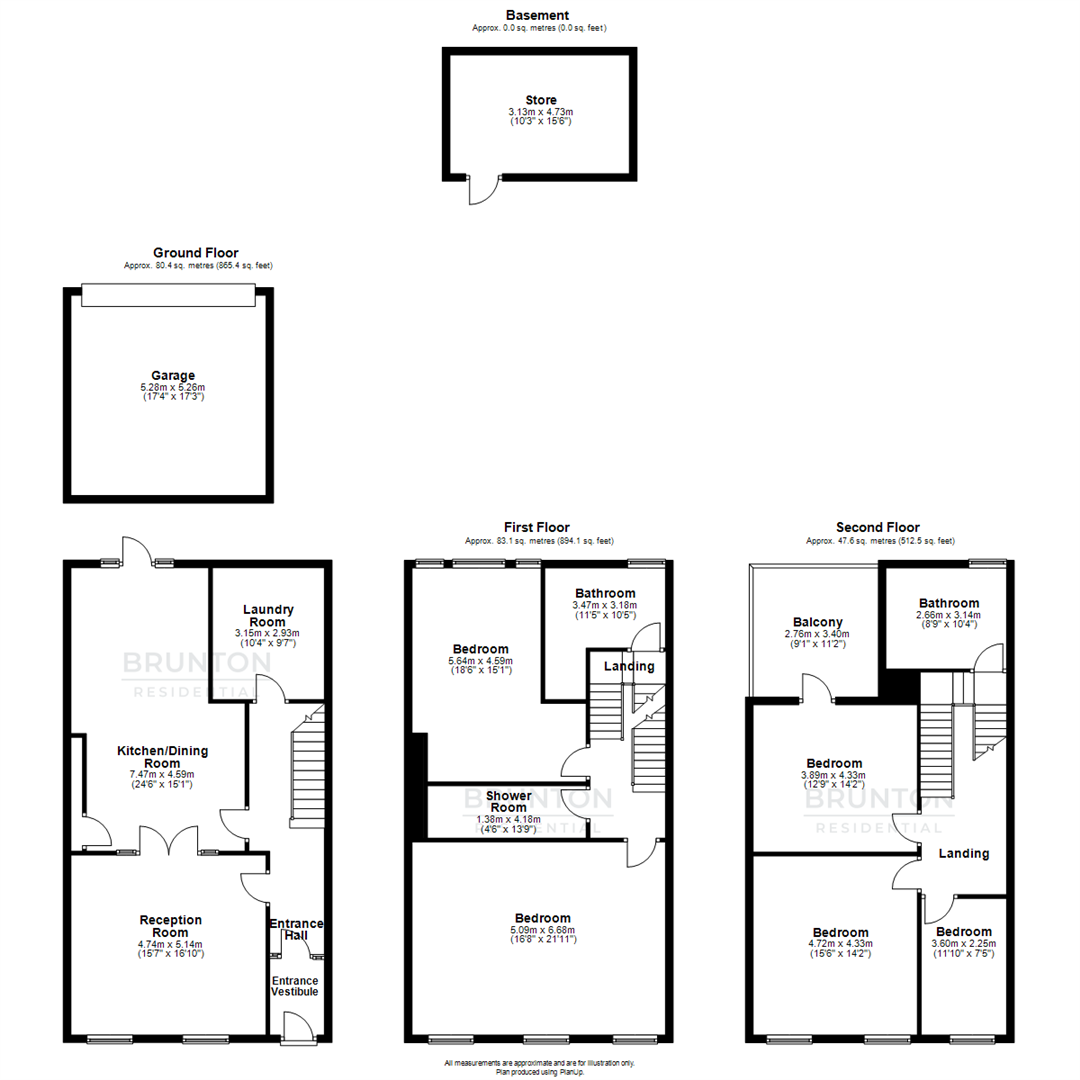 Belle Grove Terrace, Spital Tounges, NE2 floorplan