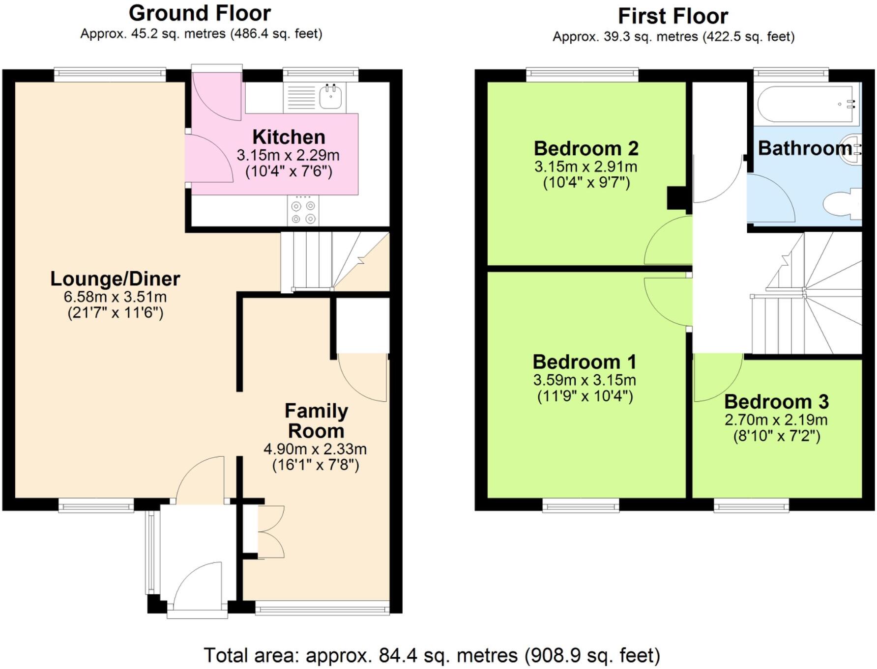 Sunningdale, Bishop's Stortford, Hertfordshire, CM23 floorplan