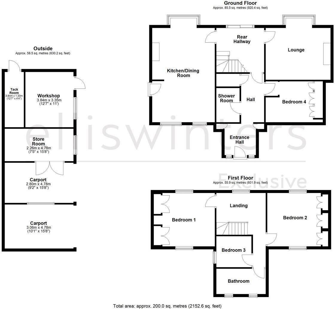 Houghton Hill, Houghton floorplan