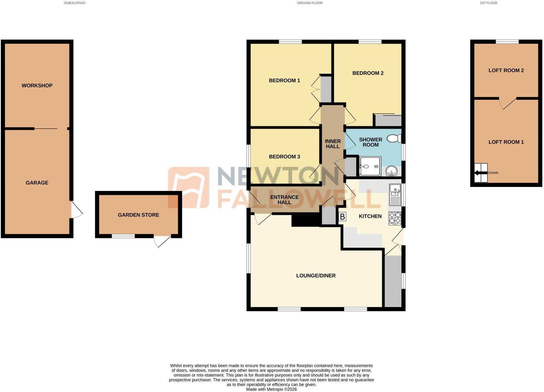 Brockton Avenue, Farndon, NG24 floorplan