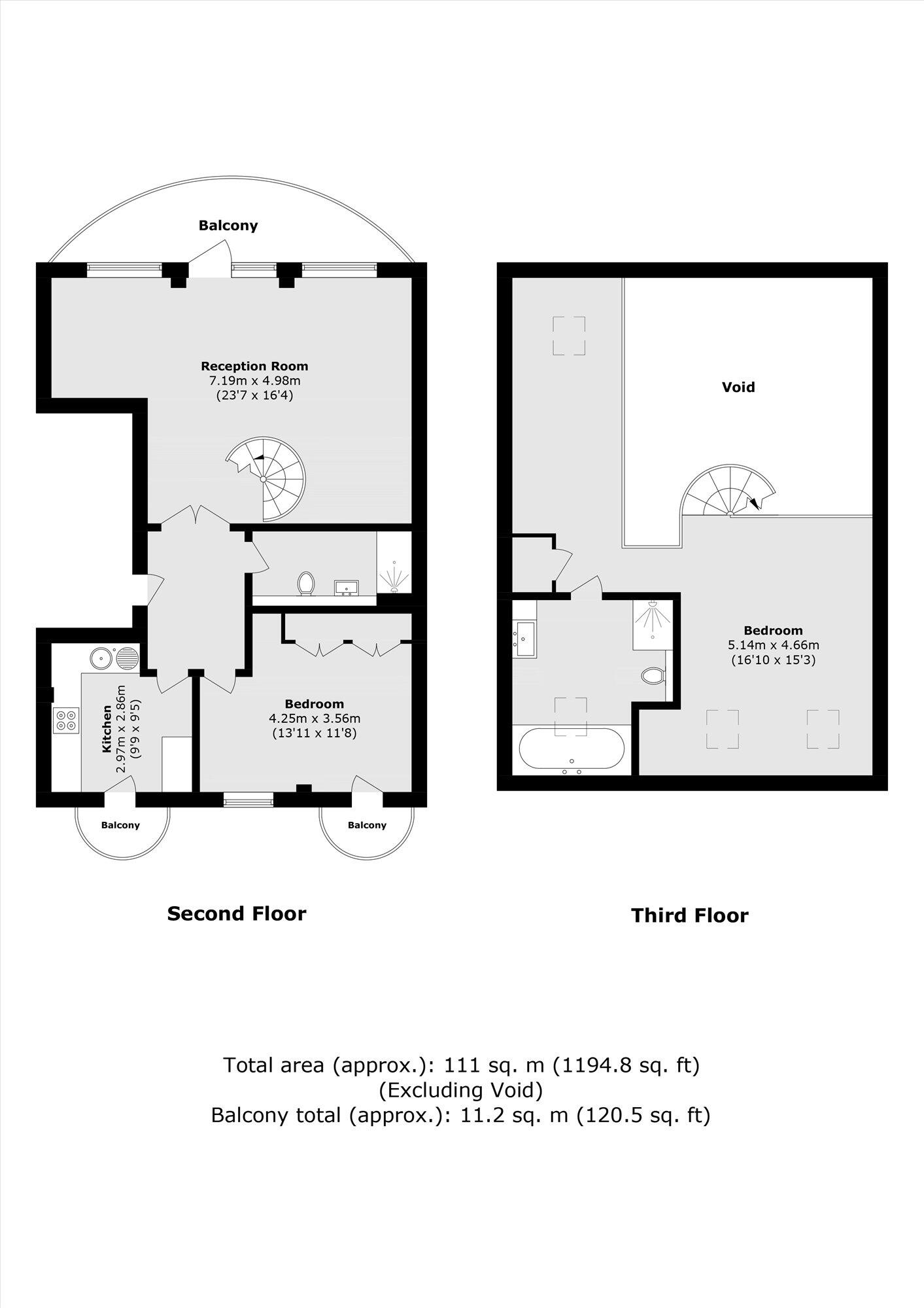 Arden Crescent, Canary Wharf floorplan