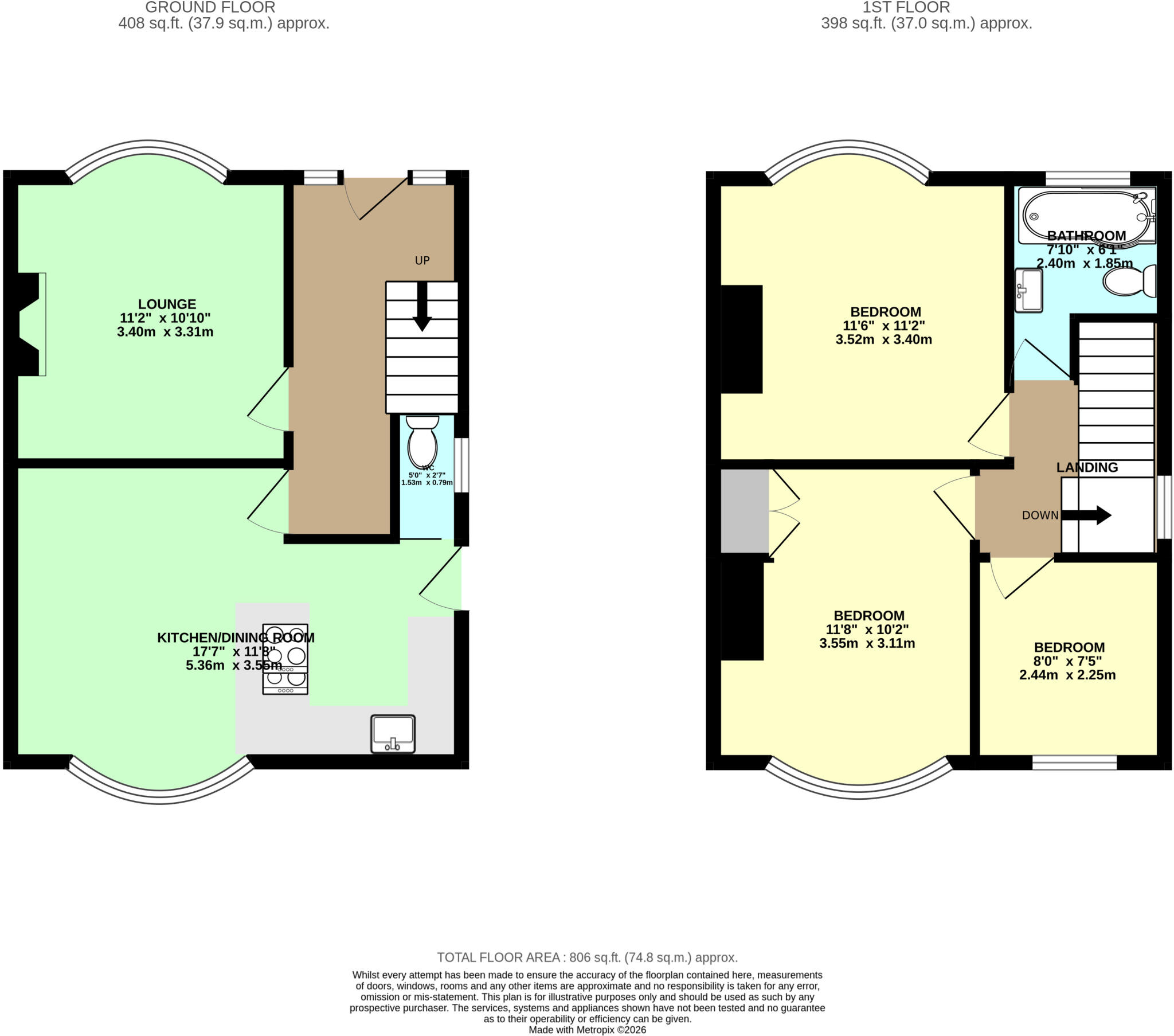 Wilton Rise, York, YO24 floorplan