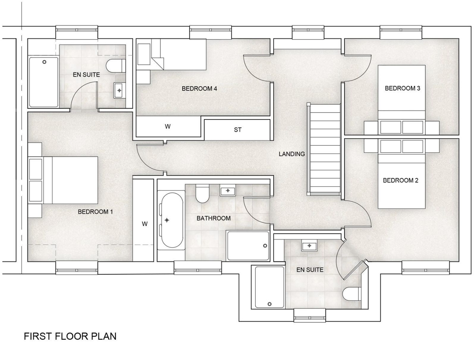 Fuller Way, Wootton, MK43 floorplan