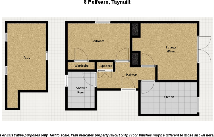 8 Polfearn House, Taynuilt, Argyll, PA35 1JQ floorplan