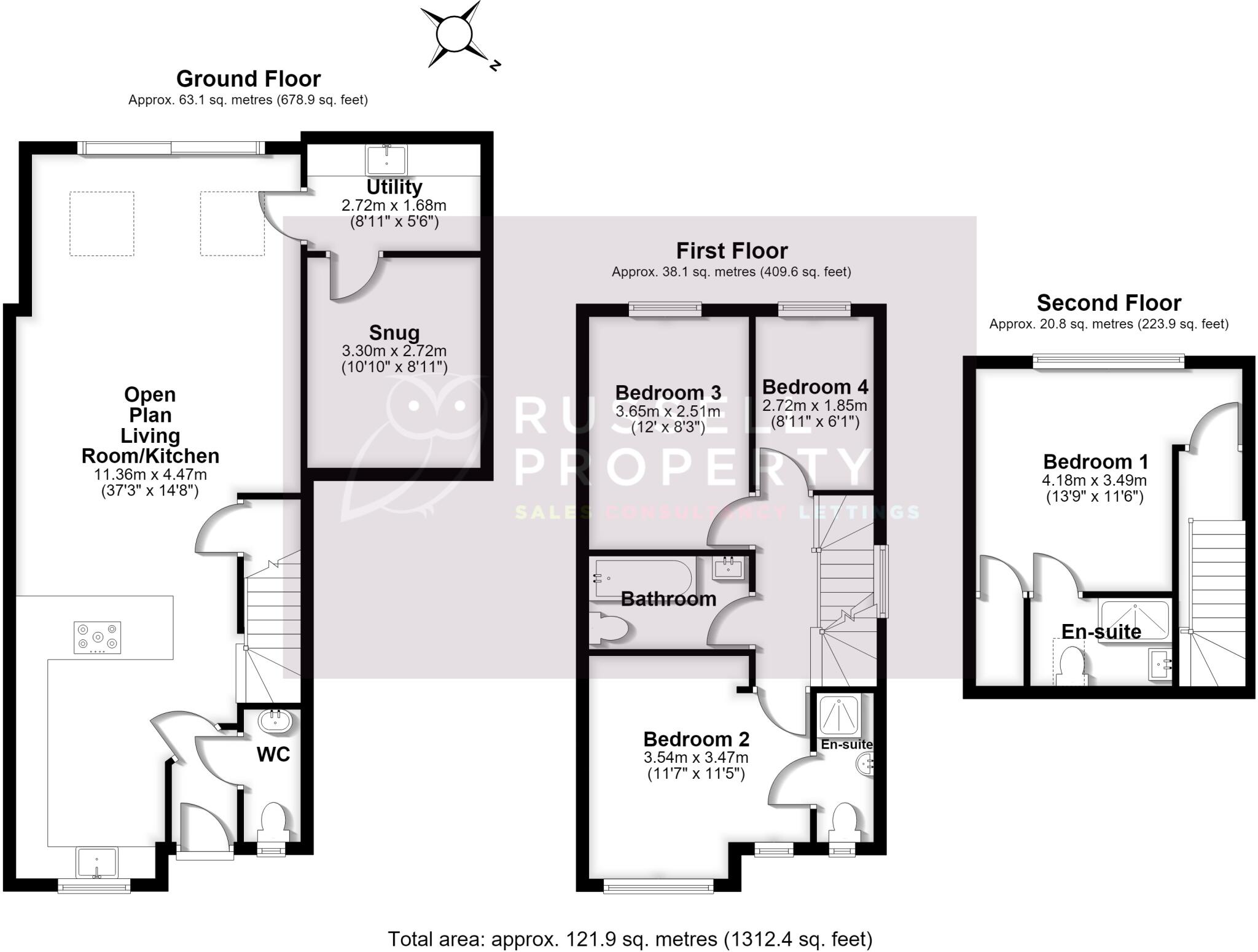 Millers Close, Bishop's Stortford, Hertfordshire, CM23 floorplan