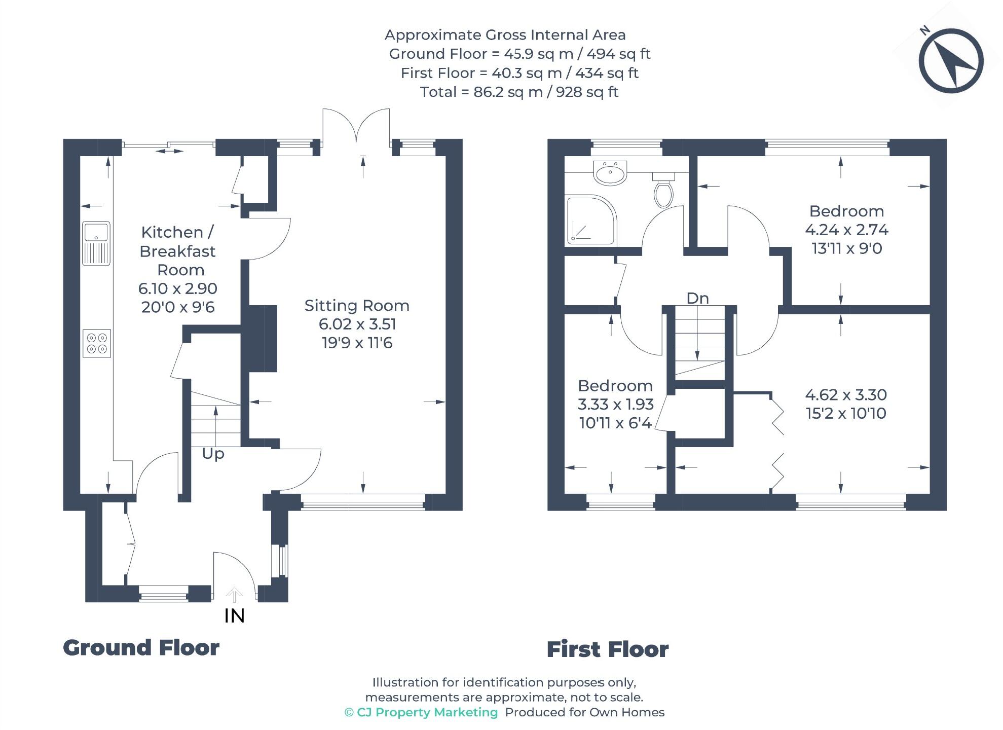 Ashleigh, Stevenage, Hertfordshire, SG2 floorplan