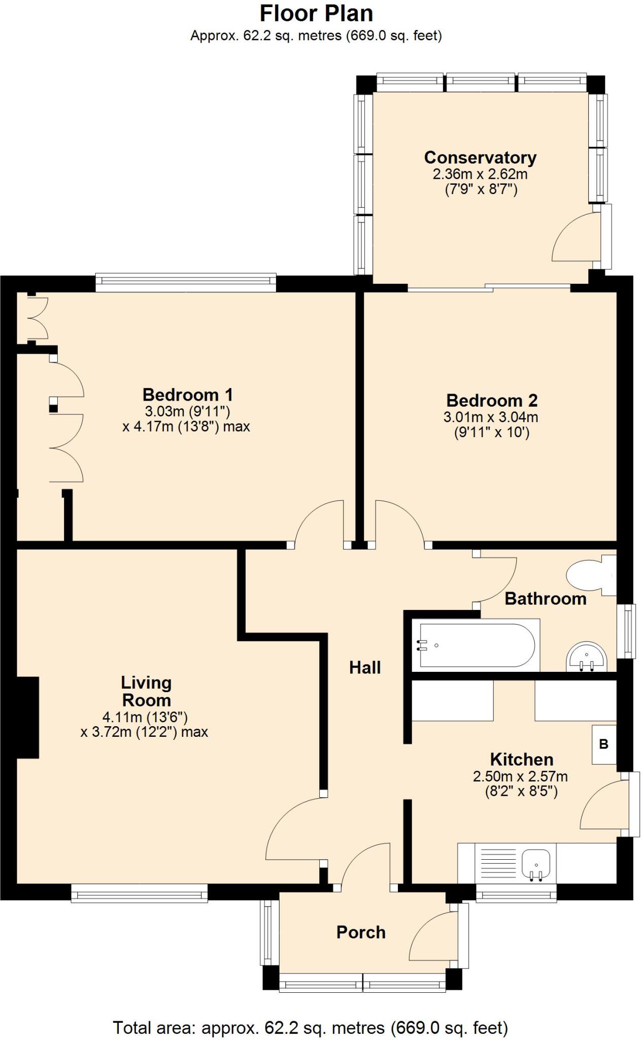 Queens Gardens, Hilperton floorplan