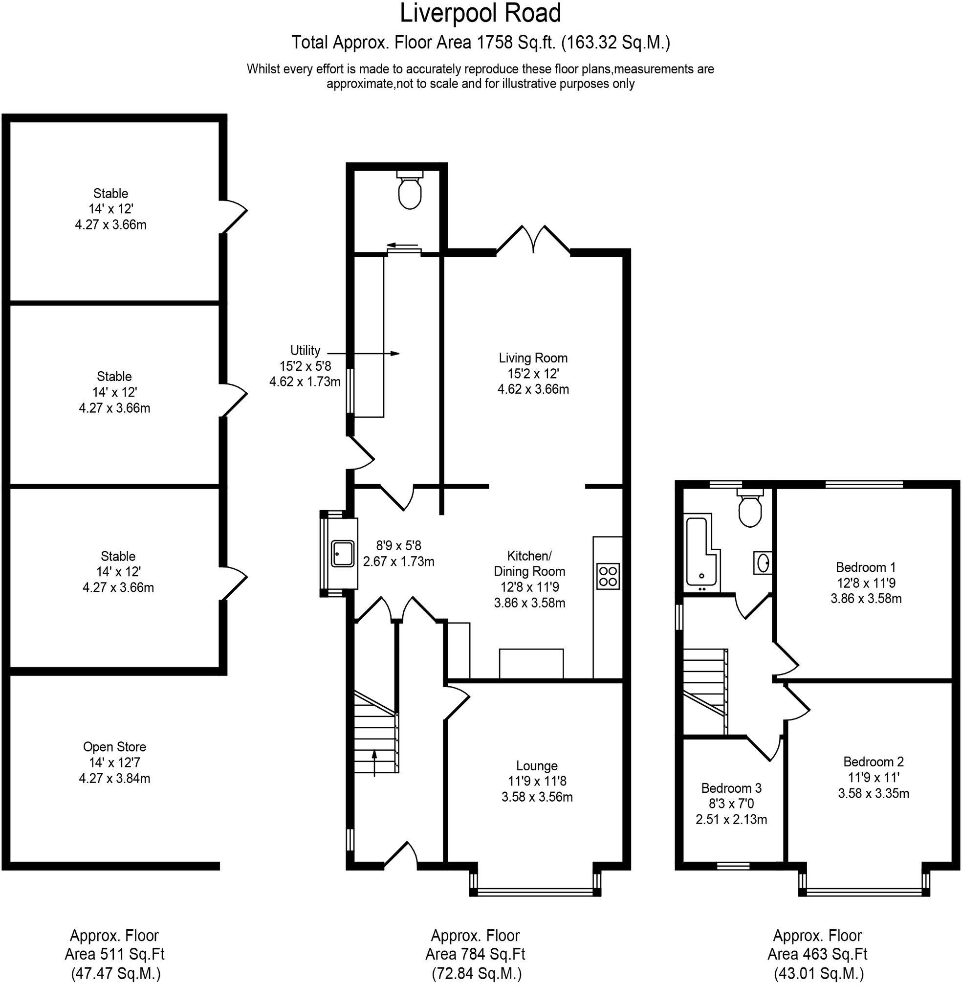 Liverpool Road, Rufford, L40 floorplan