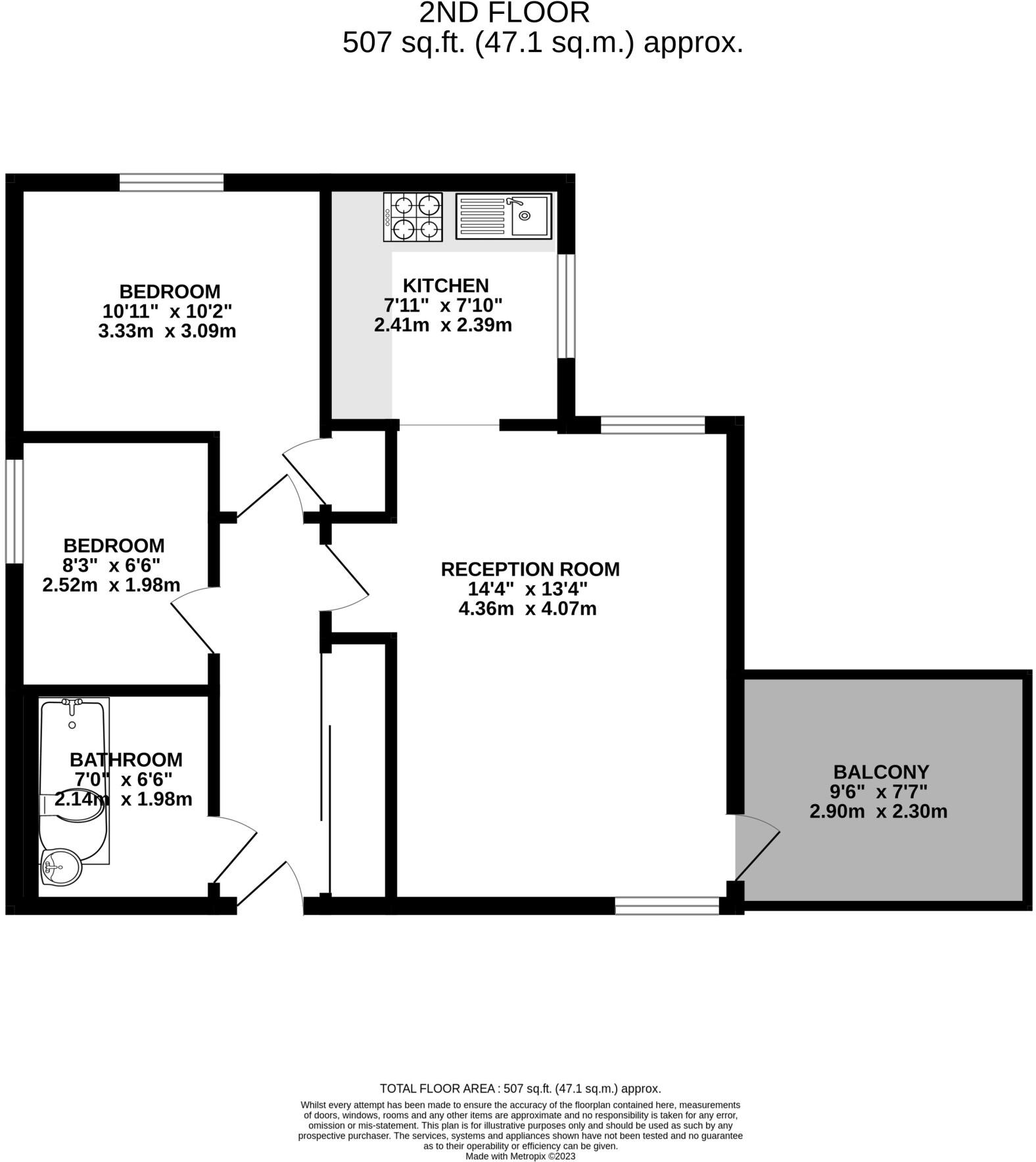 142 Southwold Road, Upper Clapton, Hackney, E5 floorplan