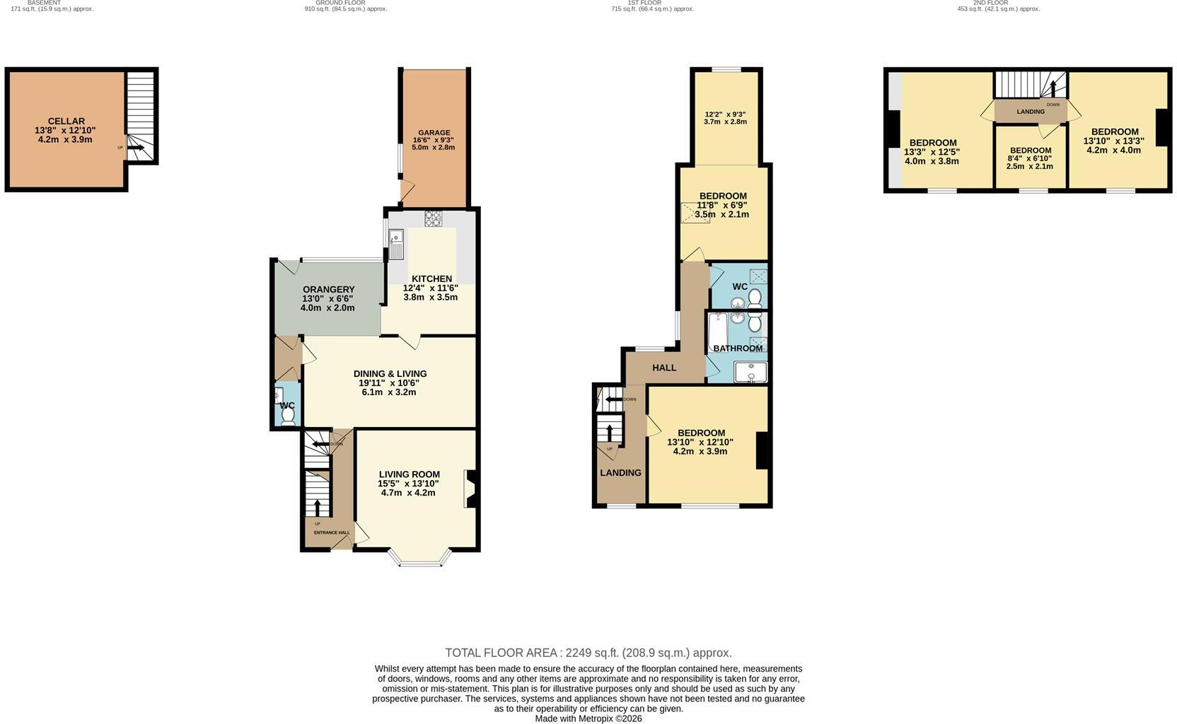London Road, Worcester, Worcestershire floorplan