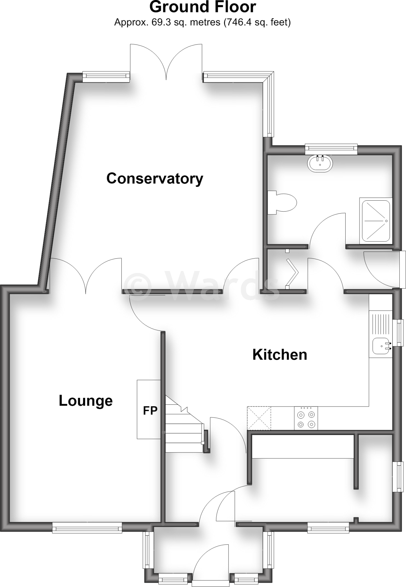 Elham Close, Twydall, Gillingham, Kent floorplan