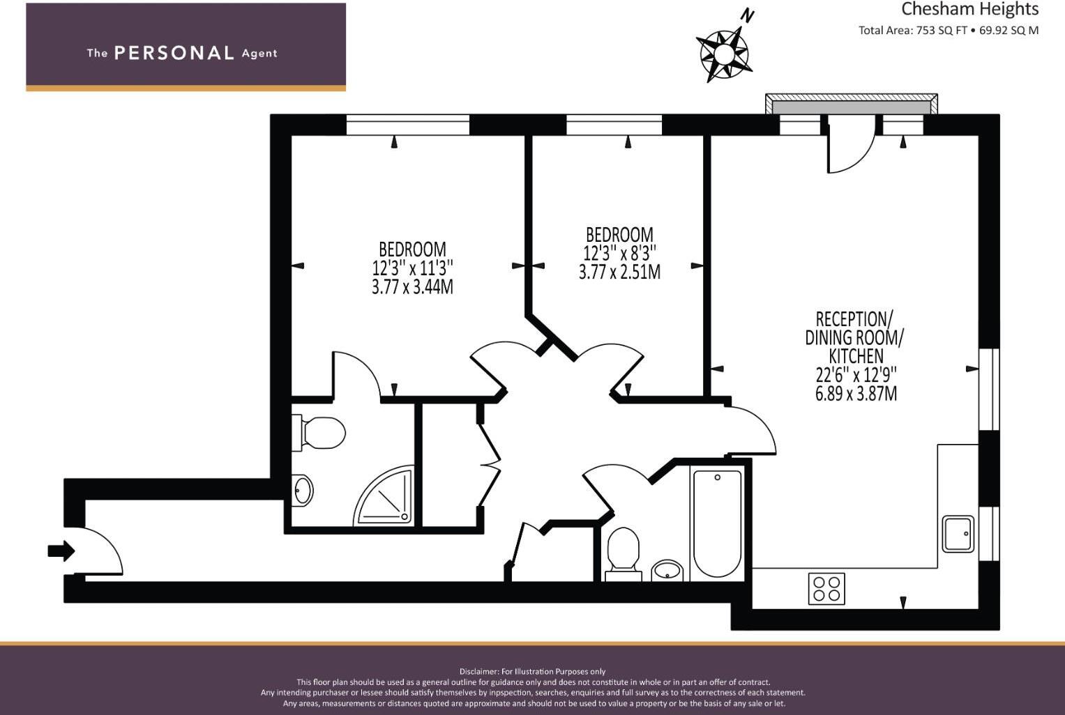 St Monicas Road, Kingswood, Tadworth floorplan