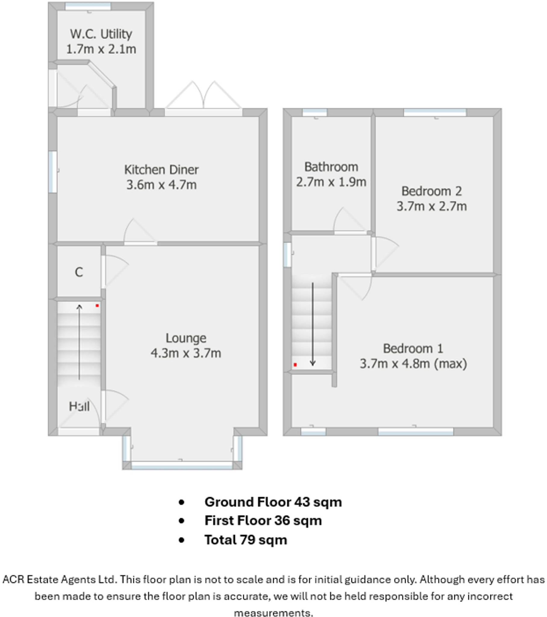 Cecil Avenue, Warmsworth, DN4 floorplan