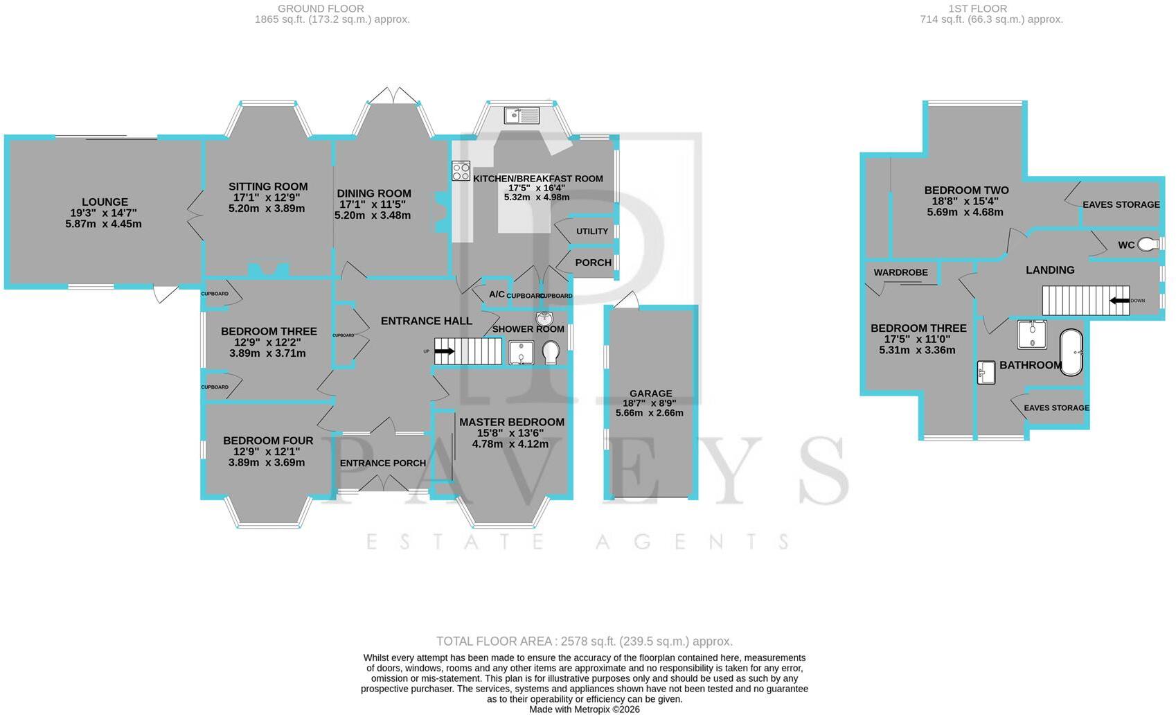Upper Third Avenue, Frinton-On-Sea floorplan