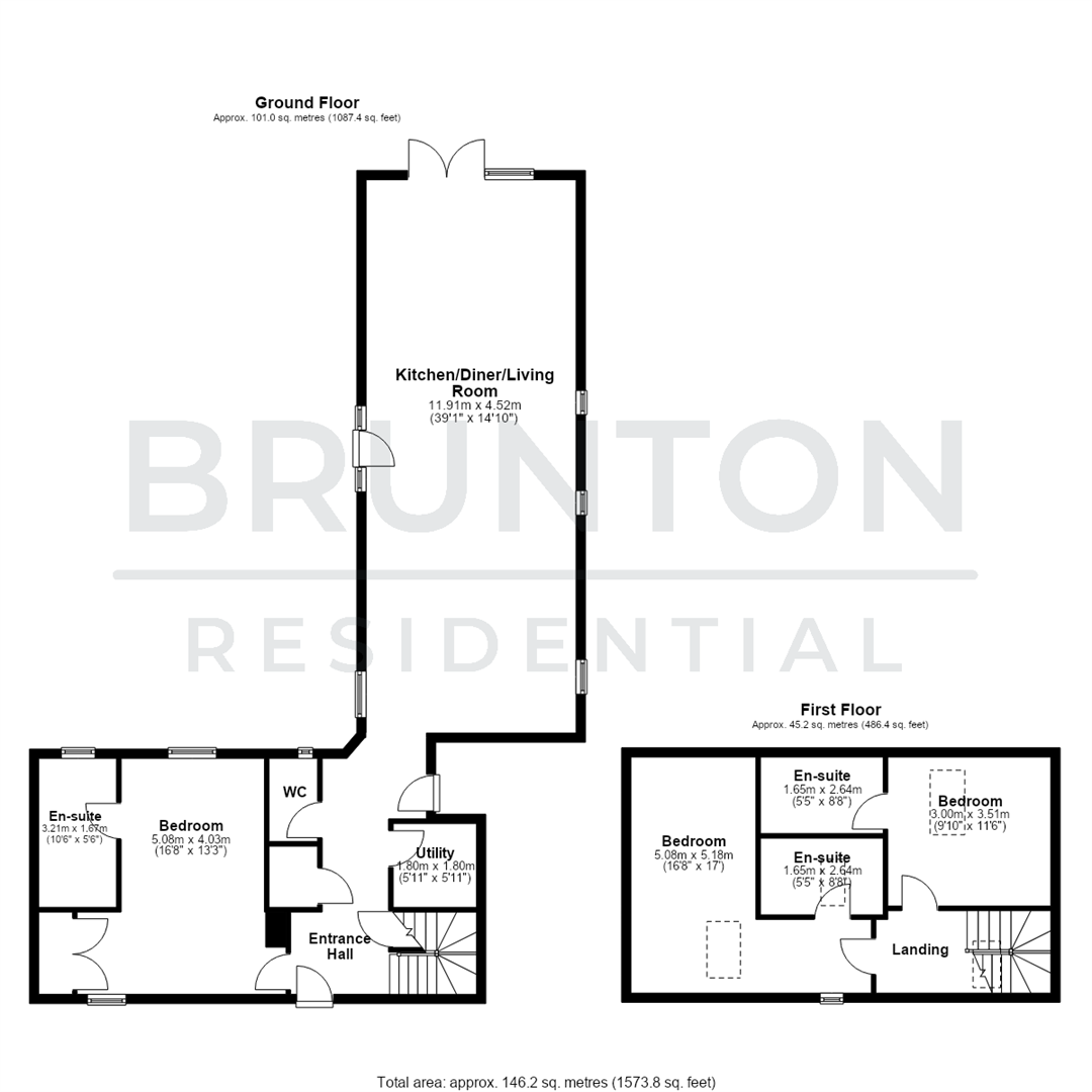 High Baulk Steading, Great Whittington, Newcastle Upon Tyne, NE19 floorplan