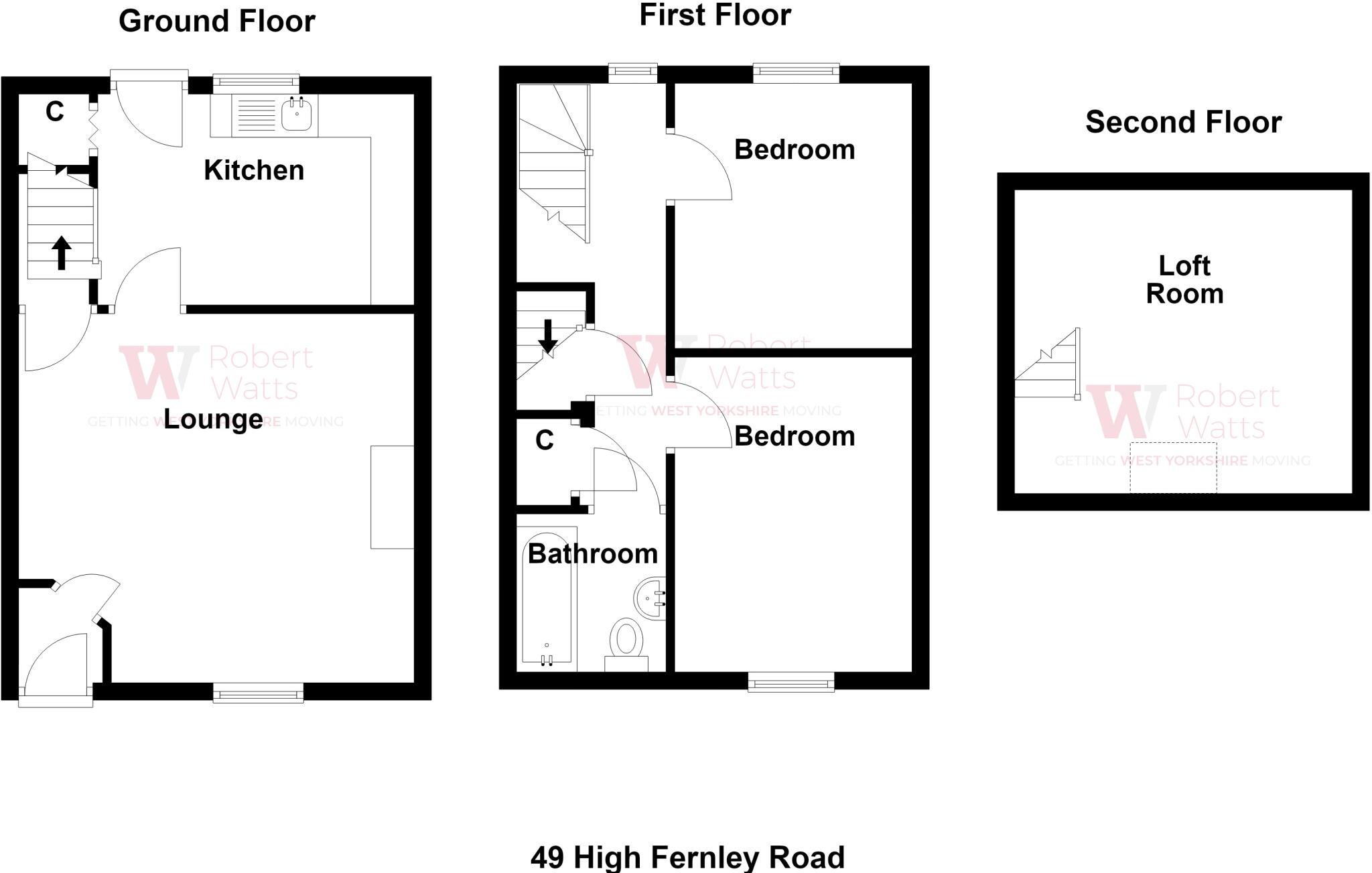 High Fernley Road, Wyke, Bradford, BD12 floorplan