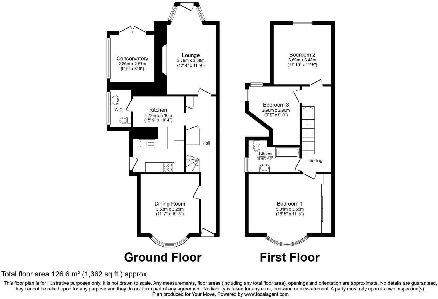 Ethelbert Road, Rochester, Kent, ME1 floorplan