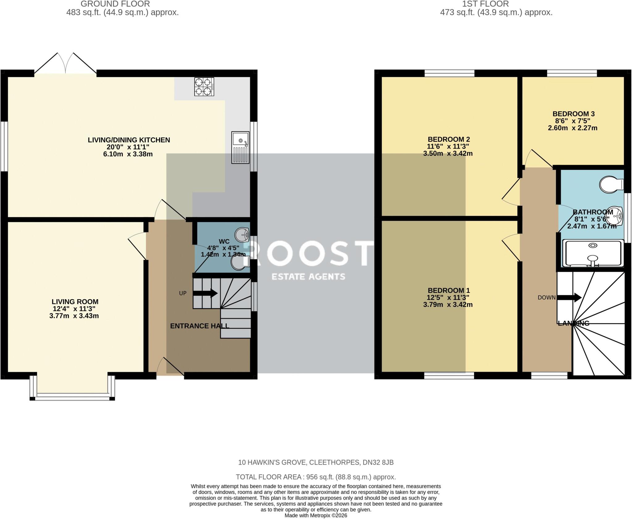 Hawkins Grove, Grimsby floorplan