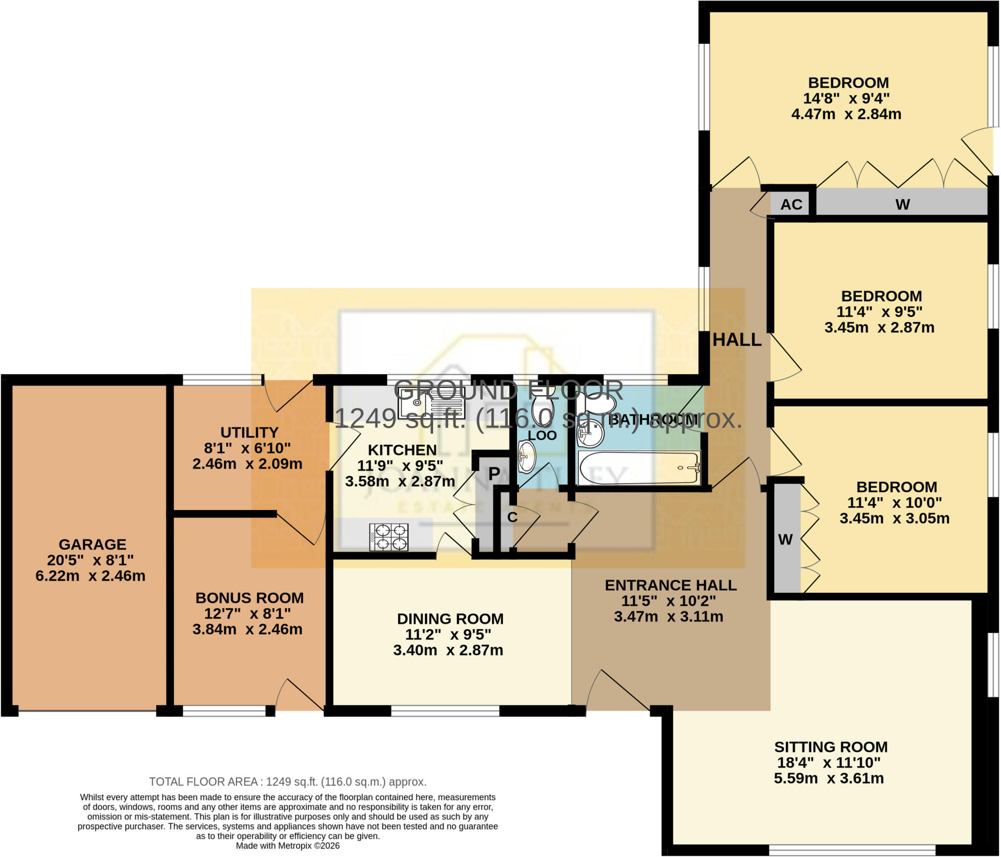 Orchard End, East Harptree floorplan