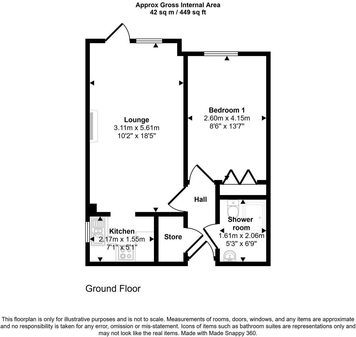Tatton Court, Heaton Moor SK4 4NL floorplan