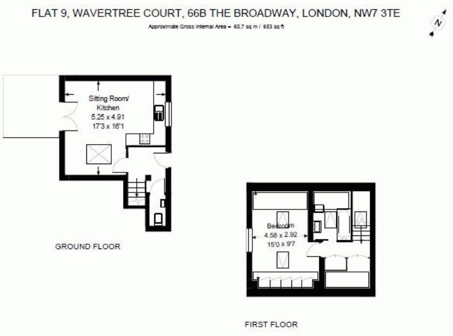 9, Wavertree Court, Mill Hill, NW7, Mill Hill floorplan