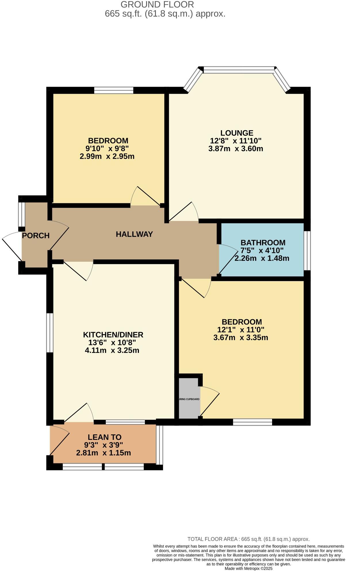Sancreed Road, Poole, Dorset, BH12 floorplan