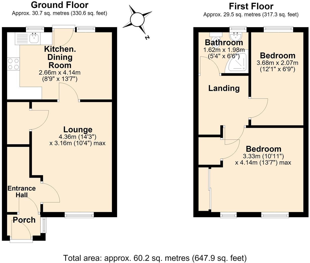 Seale Close, Dartmouth floorplan