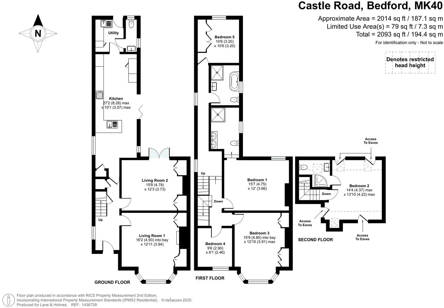 46, Castle Road, Bedford floorplan