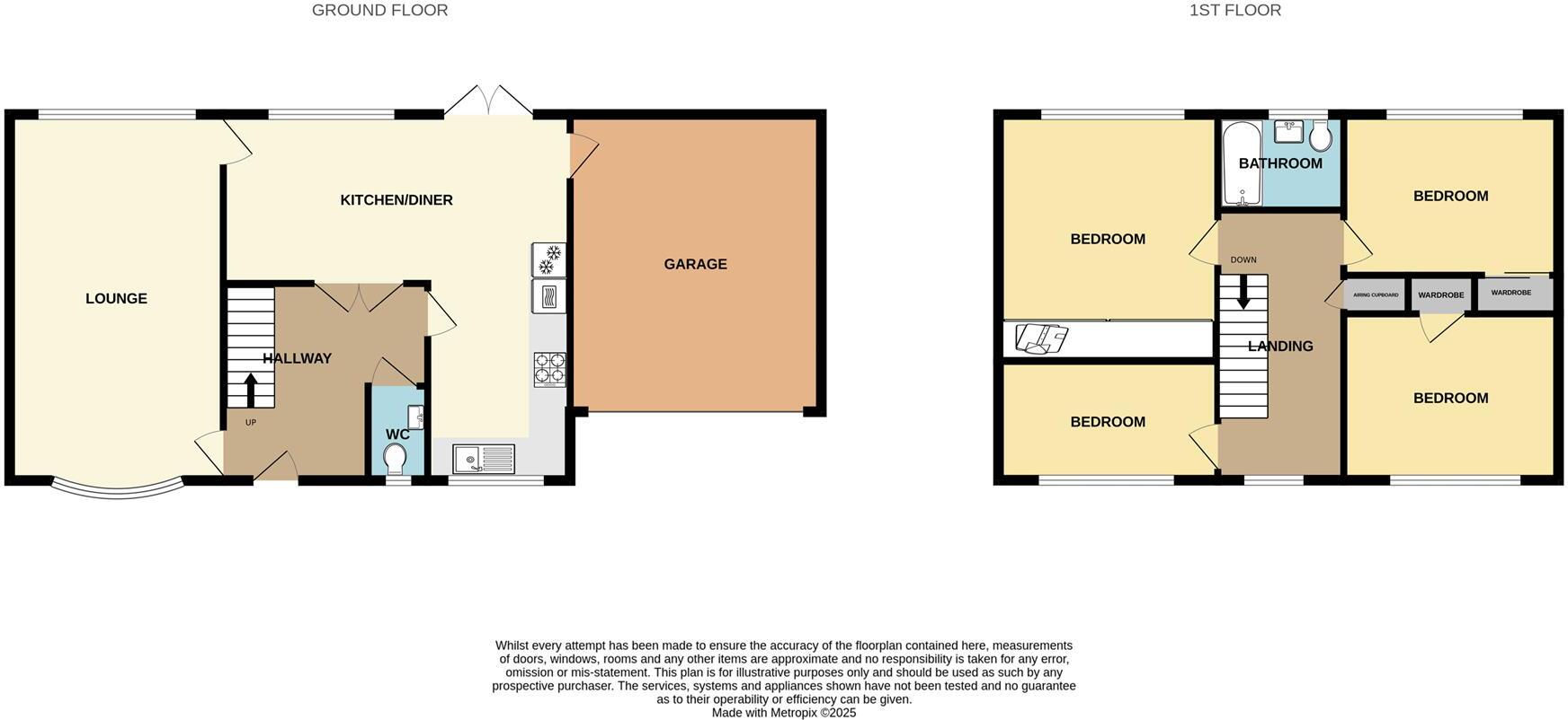 The Glade, Buxton floorplan