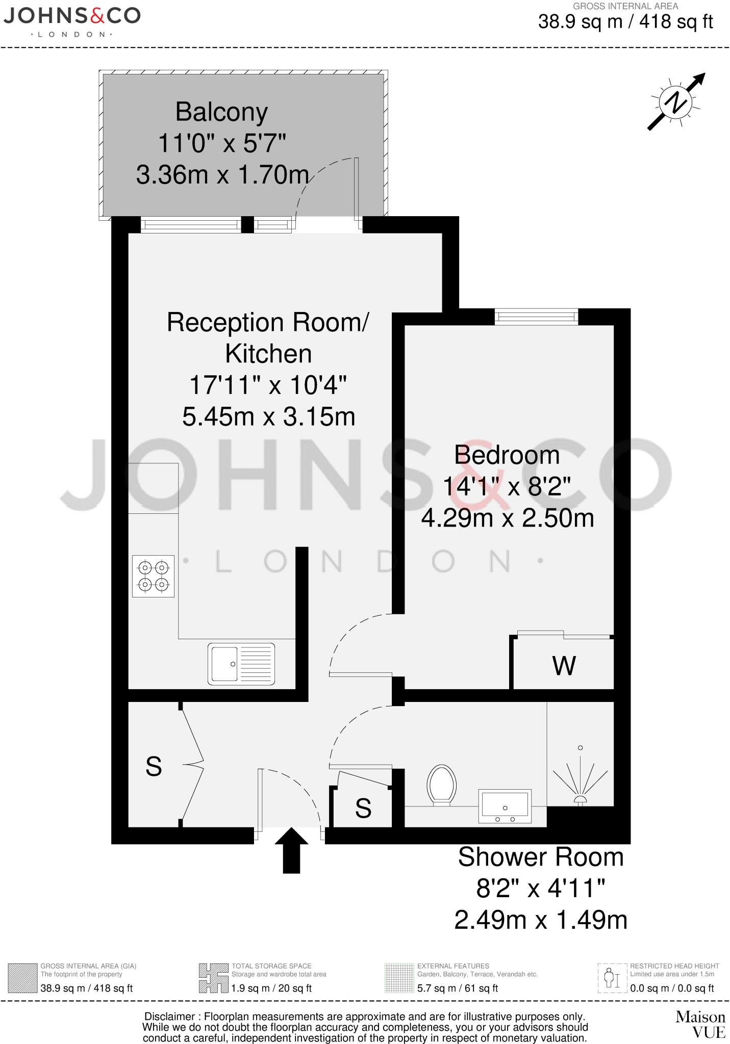 Pullman House, Wembley Park Gardens, Wembley, HA9 floorplan