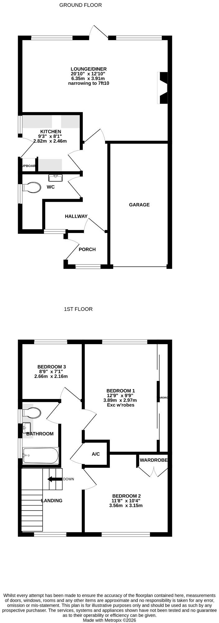Whittington Close, Hythe floorplan
