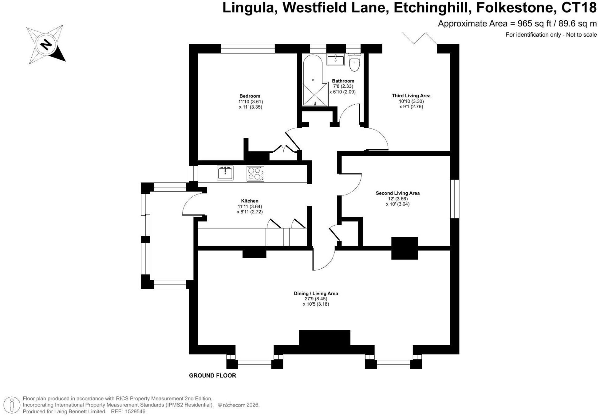 Westfield Lane, Etchinghill, CT18 floorplan