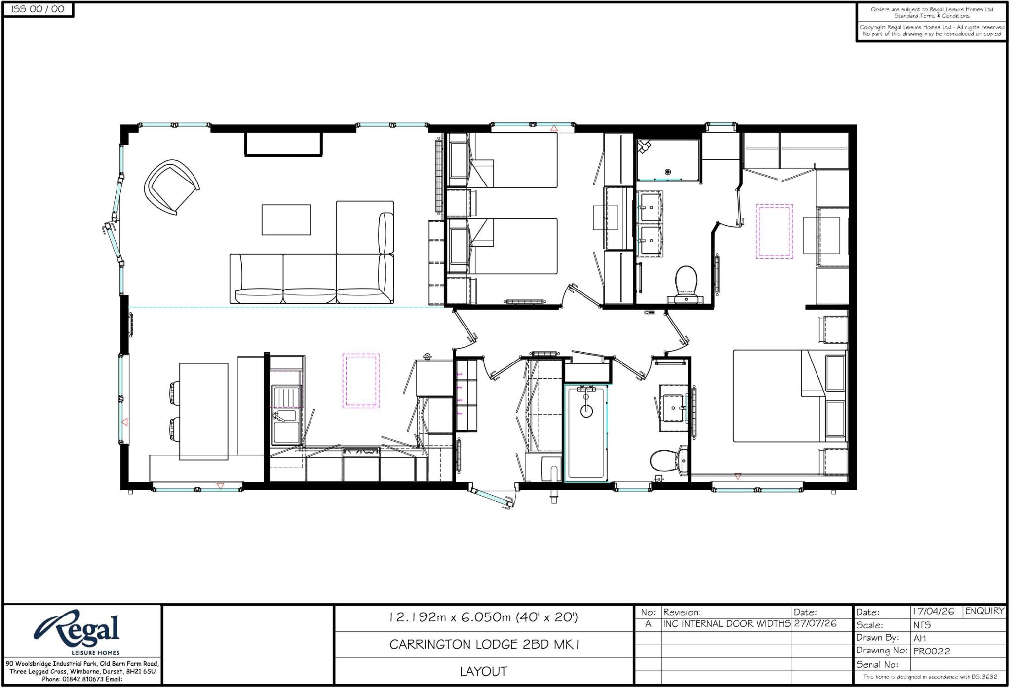 Brand-new Front-row Holiday Lodges With Stunning Sea Views floorplan