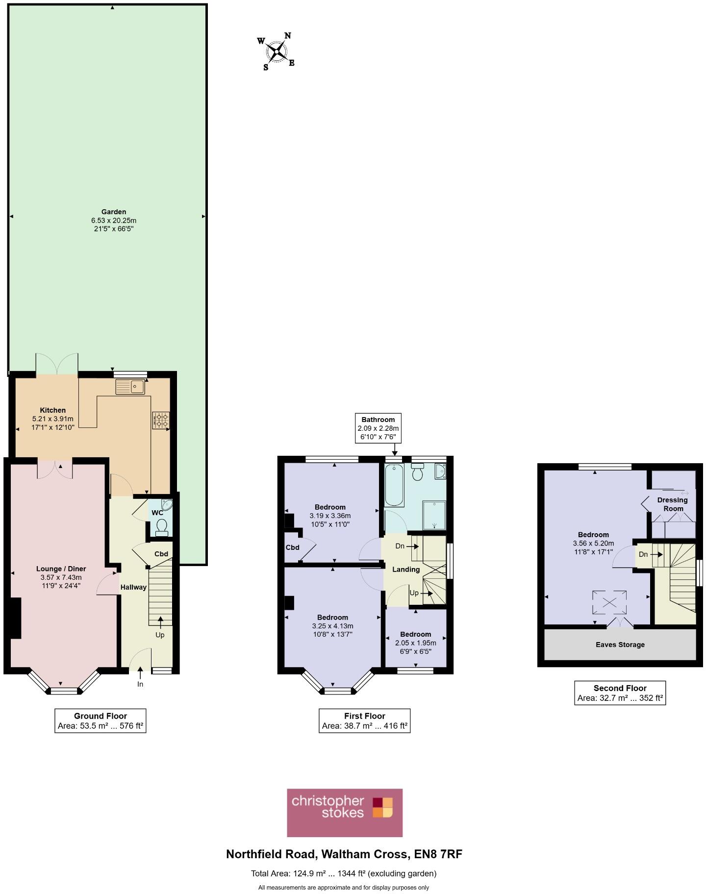 Northfield Road, Waltham Cross, Hertfordshire, EN8 7RF floorplan