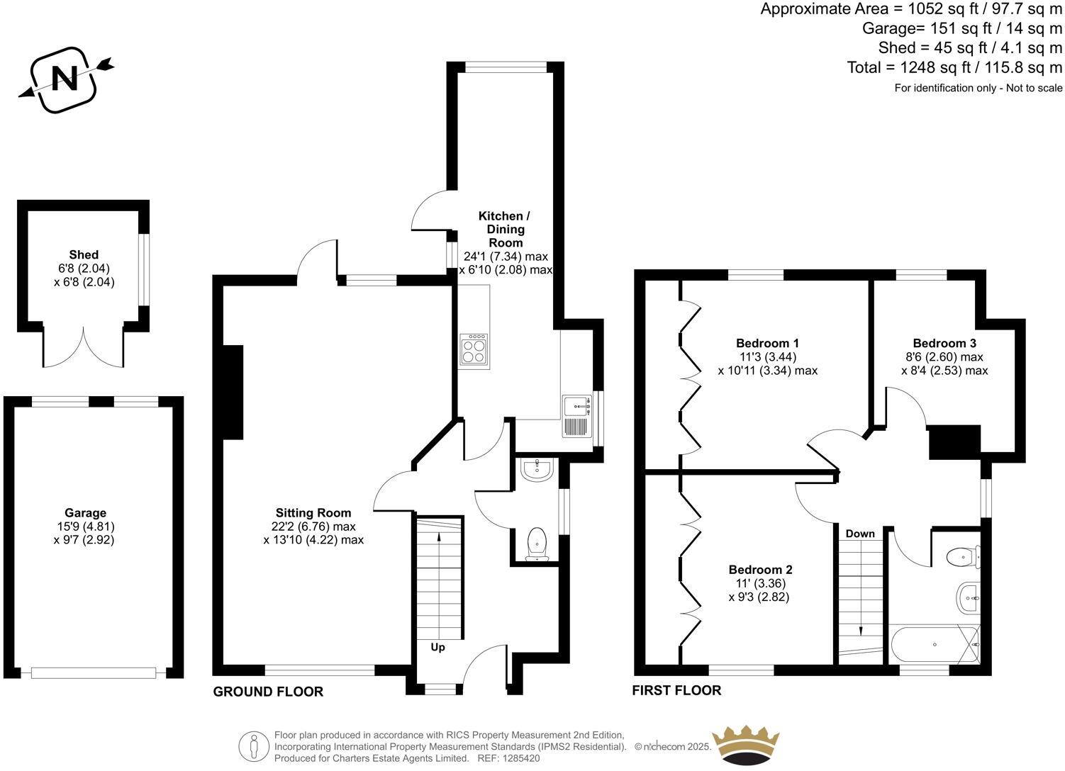 Blighmont Crescent, Freemantle, Southampton, Hampshire, SO15 floorplan