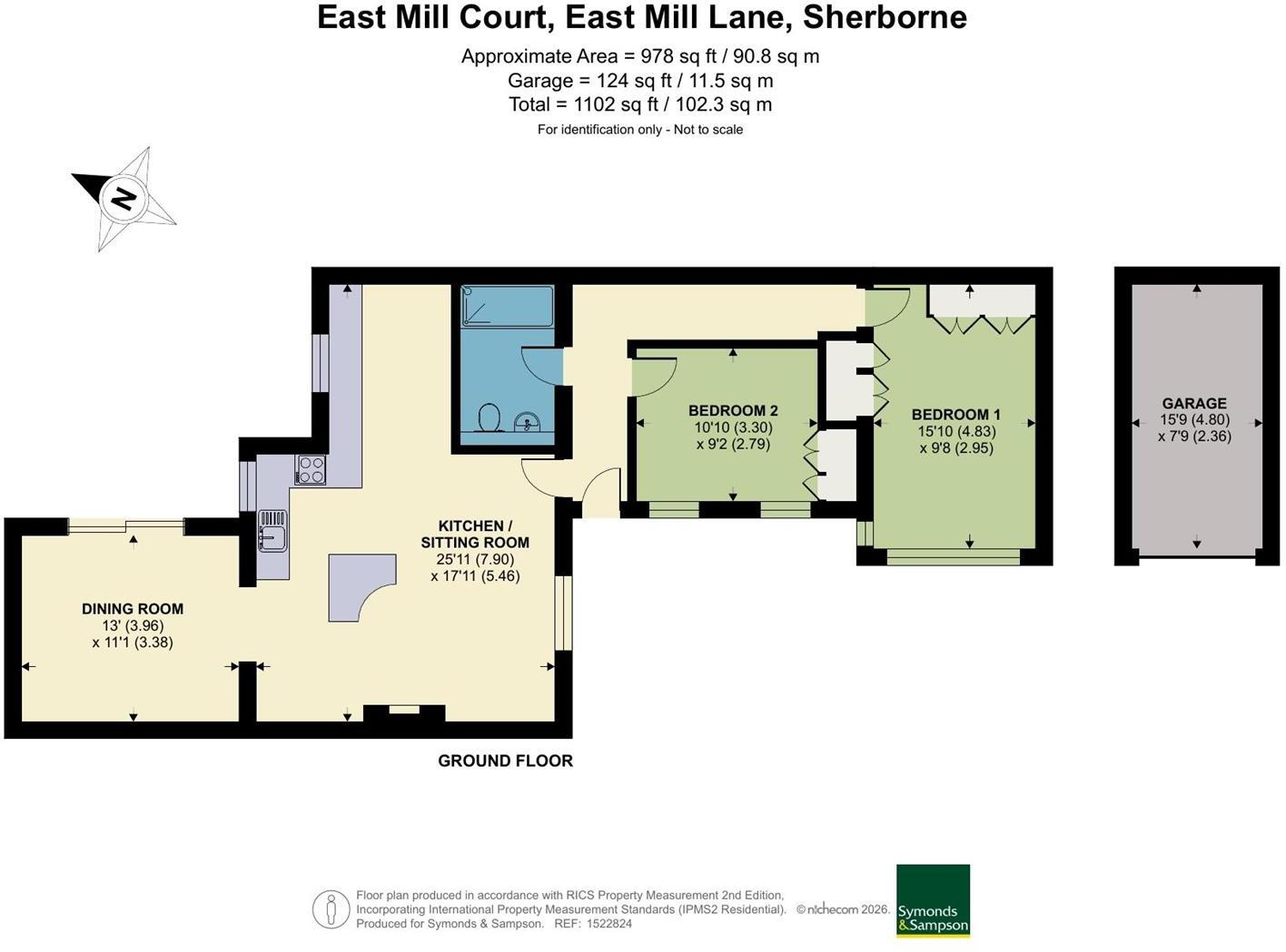 East Mill Lane, Sherborne, Dorset floorplan