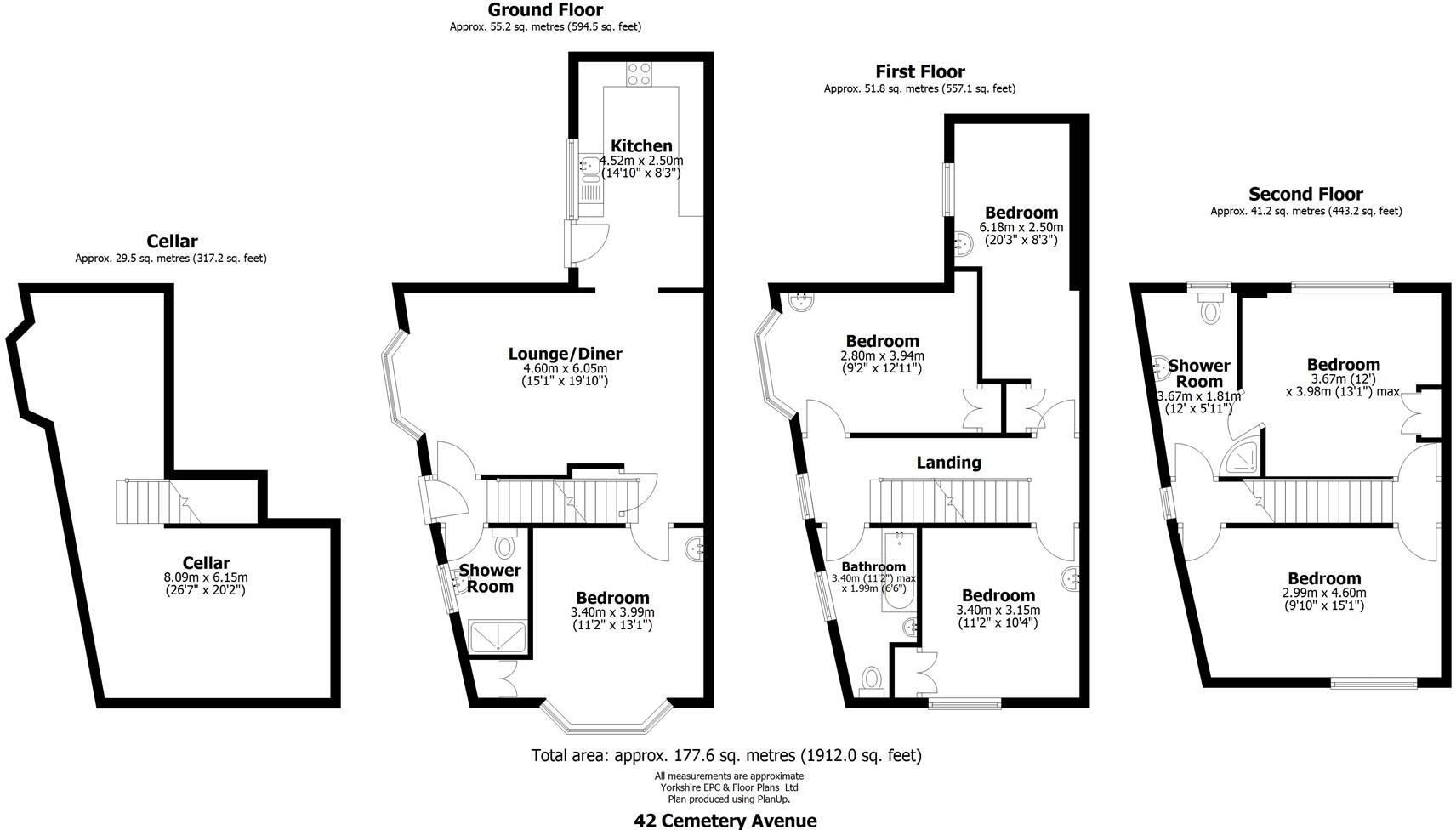 Cemetery Avenue, Sheffield floorplan