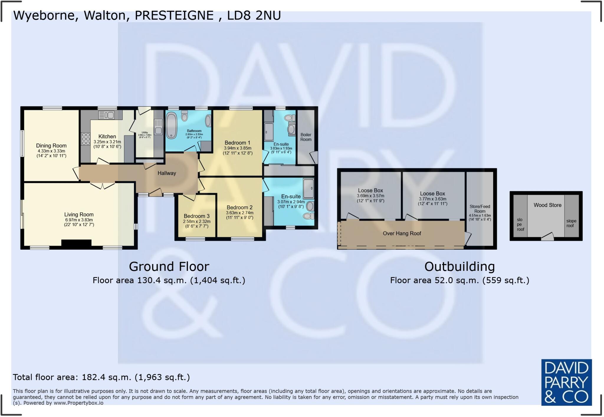 Walton PRESTEIGNE LD8 2NU floorplan