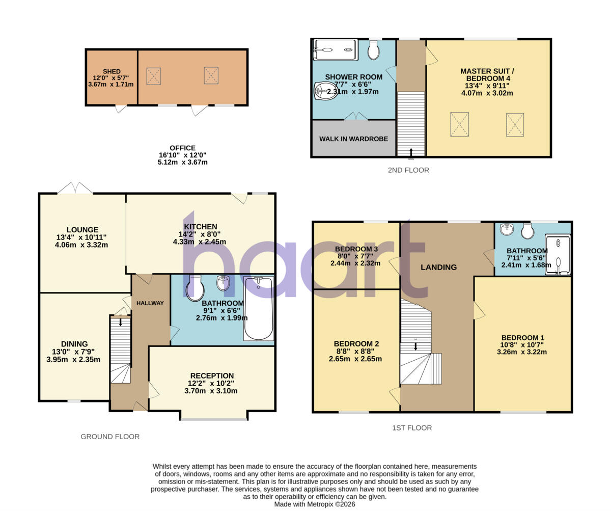 The Fairway, London floorplan