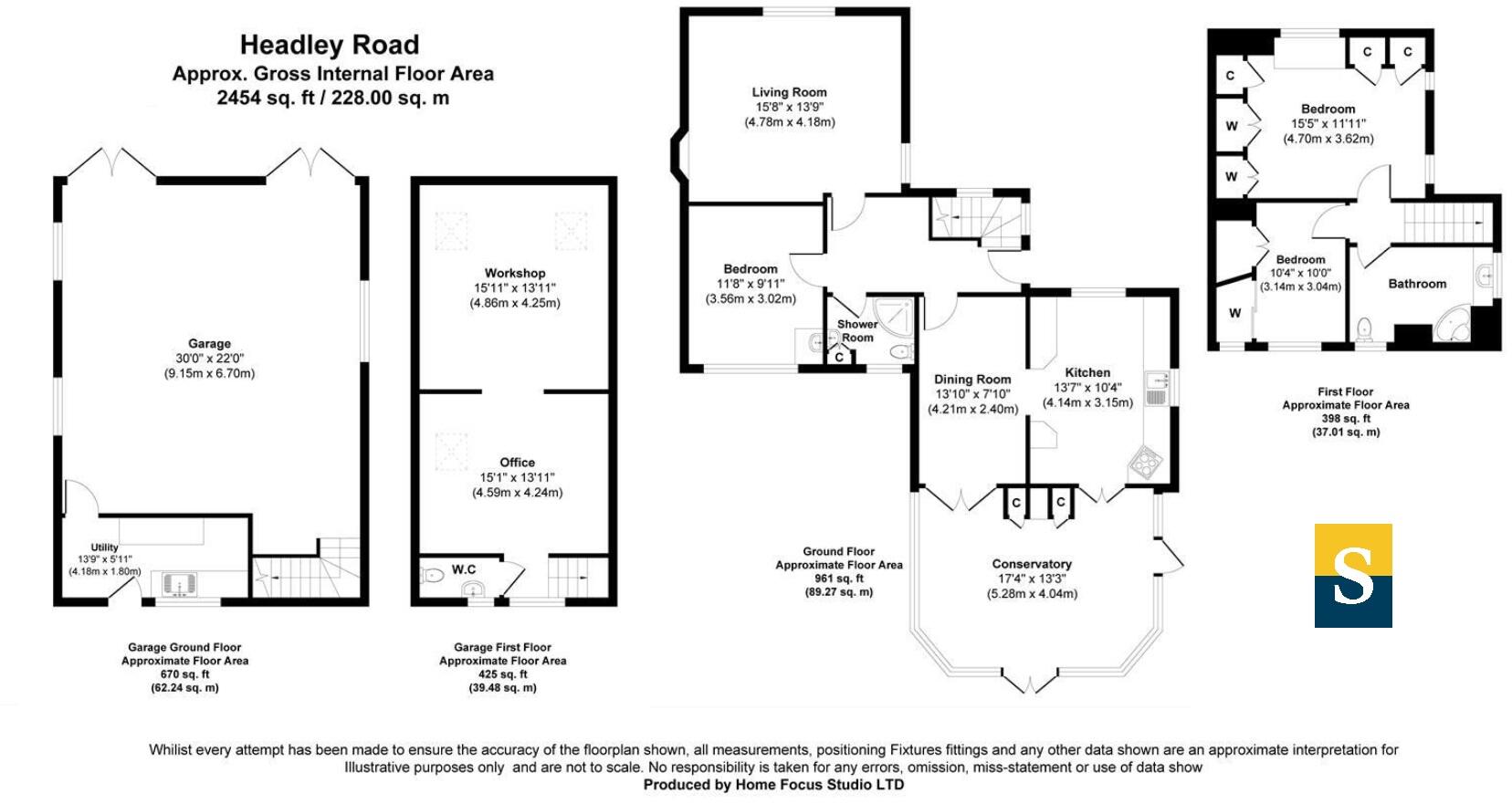 Headley Road, Grayshott, Hampshire, GU26 floorplan