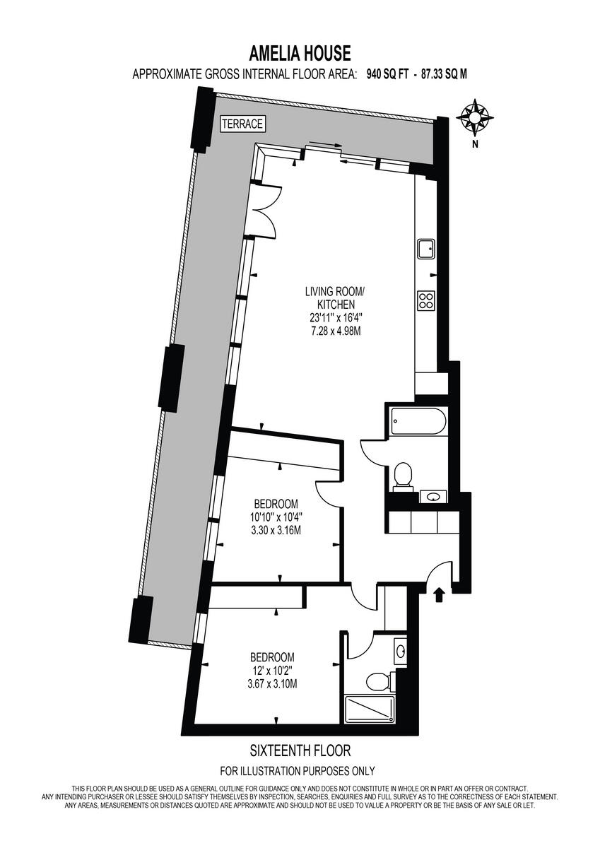 Amelia House, Lyell Street, London, E14 floorplan