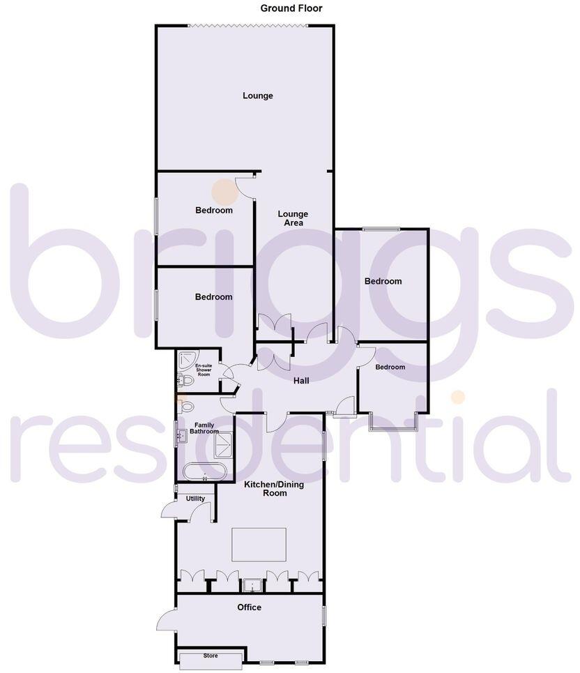 Lincoln Road, Glinton, Market Deeping, PE6 floorplan